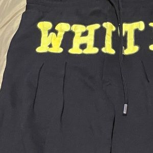 Brand new never work off white Virgil O sweatpants
